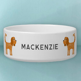 カバリエールキングチャールズスパニエル犬ドッグパーソナライズされた ボウル