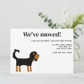 カバリエールキングチャールズスパニエル犬ドッグムービングニューホーム 案内状 (スタンド正面)