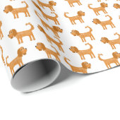 カバリエールキングチャールズスパニエル犬ドッグ ラッピングペーパー (ロールコーナー)