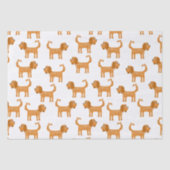 カバリエールキングチャールズスパニエル犬ドッグ 薄葉紙 (正面)