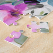 カバリエールキングチャールズスパニエル犬パズル | Tricolor ジグソーパズル (側面)