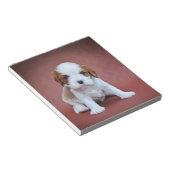 カバリエールキングチャールズスパニエル犬パピー ノートパッド (アングル)