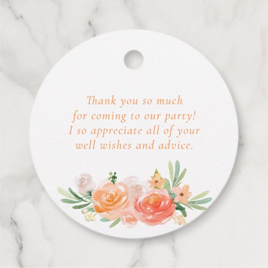 カバリエールキングチャールズスパニエル犬ピーチドグッドサンキュー フェイバータグ (裏面)