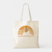 カバリエールキングチャールズスパニエル犬フード付きスウェットシャツヴィンテージレトロ トートバッグ (裏面)