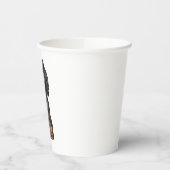 カバリエールキングチャールズスパニエル犬ブラックアンドタン 紙コップ (左)