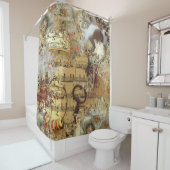 カバリエールキングチャールズスパニエル犬ブレンハイム シャワーカーテン (インサイチュ)