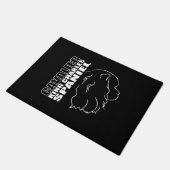 カバリエールキングチャールズスパニエル犬プロフィールドッグママ ドアマット (アングル)