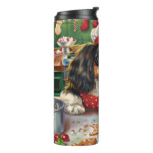 カバリエールキングチャールズスパニエル犬ベーキングクリスマス タンブラー (回転左)