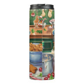 カバリエールキングチャールズスパニエル犬ベーキングクリスマス タンブラー (裏面)