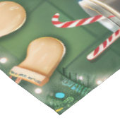 カバリエールキングチャールズスパニエル犬ベーキングクリスマス テーブルクロス (アングル)