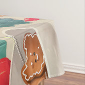 カバリエールキングチャールズスパニエル犬ベーキングクリスマス テーブルクロス (インサイチュ)
