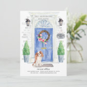 カバリエールキングチャールズスパニエル犬ムービングアナウンス 招待状