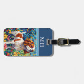 カバリエールキングチャールズスパニエル犬ラゲッジタグ ラゲッジタグ (正面横)