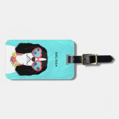 カバリエールキングチャールズスパニエル犬ラゲッジタグ ラゲッジタグ (正面横)