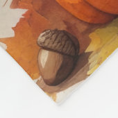 カバリエールキングチャールズスパニエル犬紅葉 フリースブランケット (角)