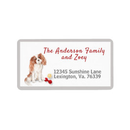 カバリエールキングチャールズトイズホーム差出人住所 ラベル