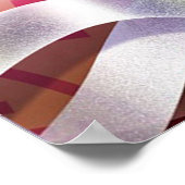 カバリエールキングチャールズハッピーイースターアート ポスター (角)