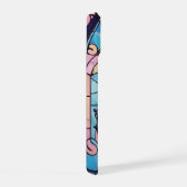 カバリエールキングチャールズパステルカラーズステンドグラス iPhone 15ケース (右側面)