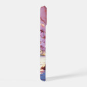 カバリエールキングチャールズパステル桜レインボースカイ iPhone 15ケース (右側面)