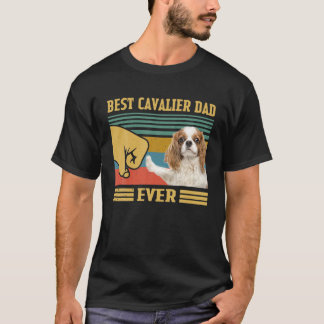 カバリエールキングチャールズ最高のスパニエル犬ドッグパパエバVi Tシャツ