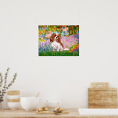 カバリエールキングチャールズ（ブレンハイム） – ガーデン ポスター (キッチン)