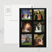 カバリエ有名アート最高傑作複合(V) ポストカード (正面/裏面)