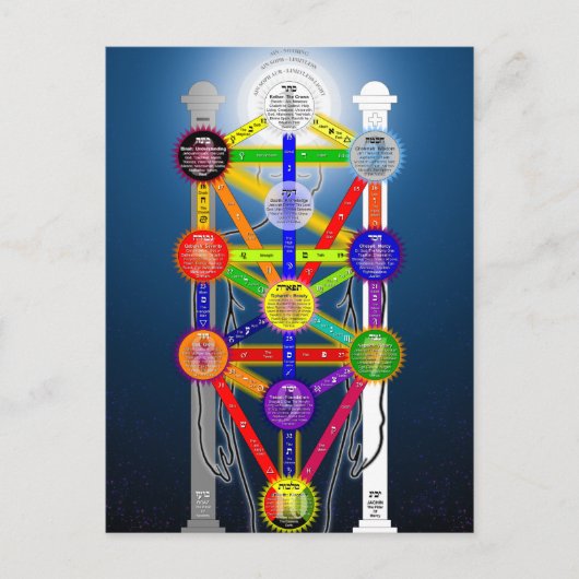 「カバリスムな生活構造図」 ポストカード (正面)