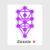 カバリスムの木（紫） シール (シート)