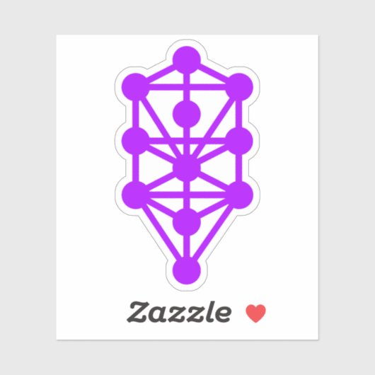 カバリスムの木（紫） シール (シート)