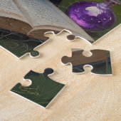 カバリヤキングチャールズスパニエル犬お洒落ハロウィン ジグソーパズル (側面)