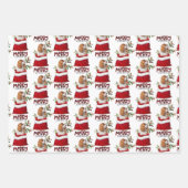 カバリヤキングチャールズスパニエル犬インホリデー抱き枕 ラッピングペーパーシート (正面)