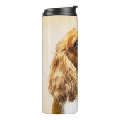 カバリヤキングチャールズスパニエル犬オリジナル絵画ズ タンブラー (回転左)