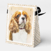 カバリヤキングチャールズスパニエル犬オリジナル絵画ズ フェイバーボックス (裏面サイド)