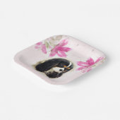 カバリヤキングチャールズスパニエル犬トリ、パーティープレート ペーパープレート (傾斜あり)