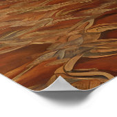 カバリヤキングチャールズスパニエル犬ドッグアートプリント ポスター (角)