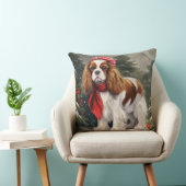 カバリヤキングチャールズスパニエル犬ドッグクリスマス クッション (椅子)