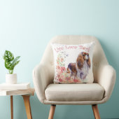 カバリヤキングチャールズスパニエル犬ドッグママフローラ クッション (椅子)