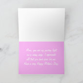 カバリヤキングチャールズスパニエル犬ハッピーマザーズデイ カード (内部)