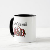 カバリヤキングチャールズスパニエル犬パパマグ マグカップ (正面左)