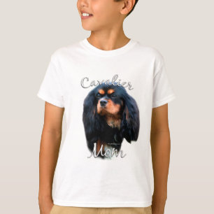 カバリヤキングチャールズスパニエル犬ママ2 Tシャツ