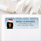 カバリヤキングチャールズスパニエル犬差出人住所ラベル ラベル (インサイチュ)