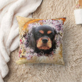 カバリヤキングチャールズスパニエル犬 クッション (ブランケット)