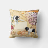 カバリヤキングチャールズスパニエル犬 クッション (裏面)