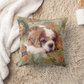 カバリヤキングチャールズスパニエル犬 クッション (ブランケット)