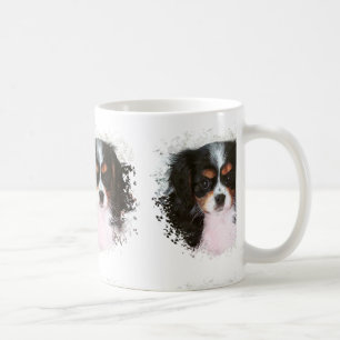 カバリヤキングチャールズスパニエル犬 コーヒーマグカップ