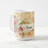 カバリヤキングチャールズスパニエル犬 コーヒーマグカップ (正面左)