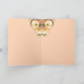 カバリヤキングチャールズスパニエル犬 サンキューカード (内部)