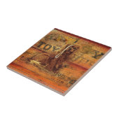 カバリヤキングチャールズスパニエル犬 タイル (側面)