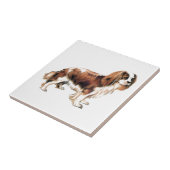 カバリヤキングチャールズスパニエル犬 タイル (側面)