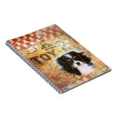 カバリヤキングチャールズスパニエル犬 ノートブック (右側)